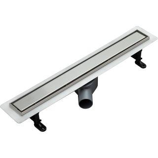 Душевой лоток Logan L001SL-600 с решеткой Нержавеющая сталь под плитку